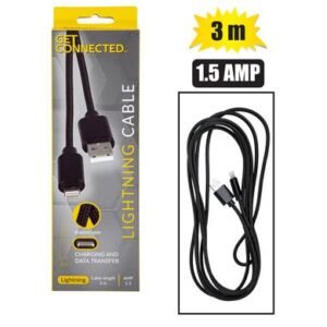 Usb cable lightning 1.5 amp- 3m