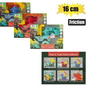 Vehicle friction dinosaur 16cm
