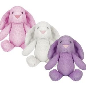 Plush bunny flappy ears & pink nose 40cm