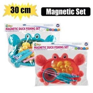 Baby bath fishing duck set magnetic 30cm