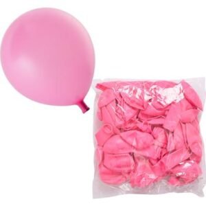 Balloons helium 1pc pink f-01