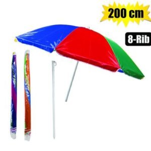 Umbrella-beach 200cm diam 8-rib
