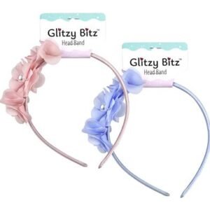 Hair alice band pearl flower