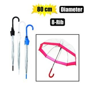 Umbrella dome shaped 8-rib astd 80cm dia