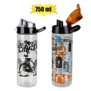 Water bottle 750ml fitness designs