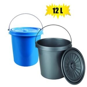 Bucket pl 12l w/lid