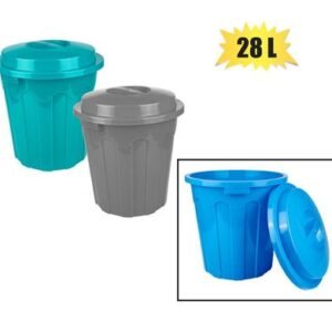Bucket pl 28l w/lid maxi bin
