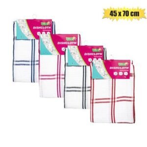 Dish cloth cotton h/duty 45x70cm 70gm