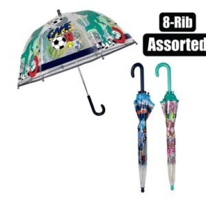 Umbrella kiddies 8-rib 4-asstd