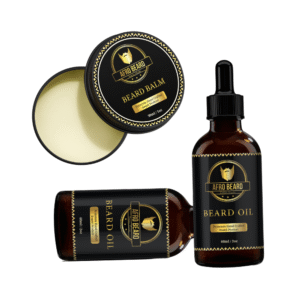 AfroBeard: Beard Care Essentials Bundle: 2x Classic Oils & 1x Classic Balm
