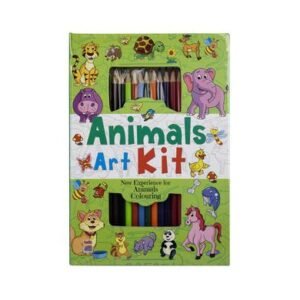 Book activity animal art kit