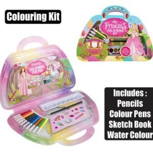 Book activity princess colouring kit